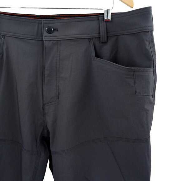 Brunt The Costello Ripstop Gray Pants Size 40 x 34 Stretch Technical Travel - Picture 4 of 11